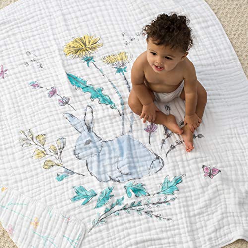 aden + anais Dream Blanket, Boutique Muslin Baby Blankets for Girls