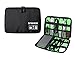Universal Cable Organizer - Electronics Accessories Case USB Drive Shuttle-an All in One Travel Organizer - (Black)