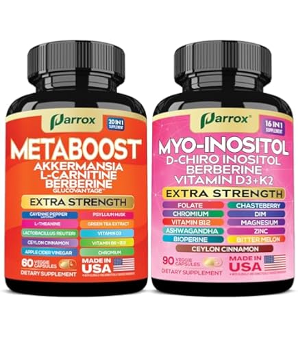 inositol berberine and l carnitine Amazon.com: Parrox Metaboost & Resveratrol Bundle – 20-in-1 Plant-Based  GLP-1 Support with Berberine, Akkermansia, L-Carnitine + 14-in-1  Antioxidant Complex with NAD+, Quercetin & NAC : Health & Household