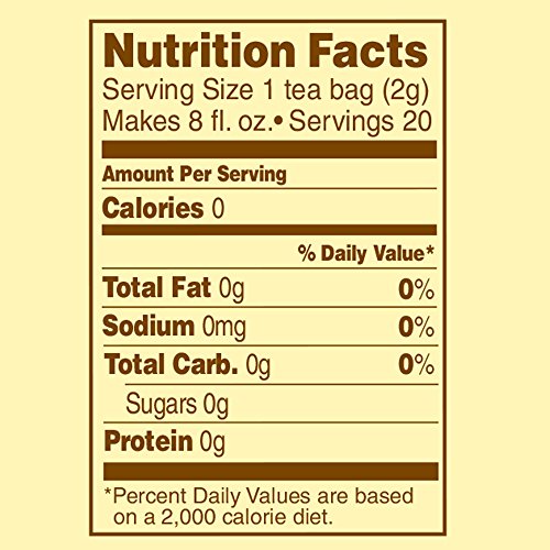 Celestial Seasonings Herbal Tea, True Blueberry, 20 Count (Pack of 6