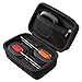 Aproca Hard Carrying Travel Storage Case Compatible with Tenergy Solis Digital Meat Thermometer Wireless Bluetooth Smart BBQ Thermometer (Black) (Black)