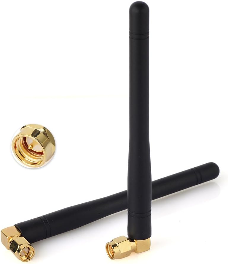 Eightwood SMA Antenna 433MHz Antenna SMA Connector Omni-directional Vertical NFC RFID Antenna 2pcs for CB Radio CB Wireless WLAN Ham Radio Walkie Talkie - Image 3