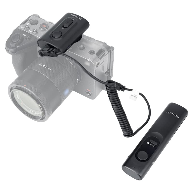 PROfezzion 165ft Wireless Remote Control Shutter Release for Sony A6600 A6500 A6400 A6300 A6100 A7 A7II A7III A7IV A7R A7RII A7RIII A7RIV A7RV A7S A7SII A7SIII A1 A9 A9II A9III RX100 VII VI VA & More