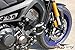 T-Rex Racing 2013 - On Yamaha FZ-09 MT-09 Frame Sliders Crash Protection - Blue