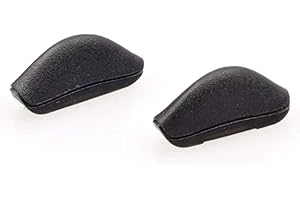 NicelyFit Black Rubber Nose Pads Pieces Buds fit Oakley Crosslink Glass Eyeglasss Frames Regular Euro Size