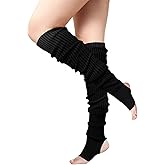 Buauty 80s 90s Leg Warmers for Women, Neon Ribbed Leg Socks, Stylish Accessories for Inspired Outfits for Yoga,Running,Hiking