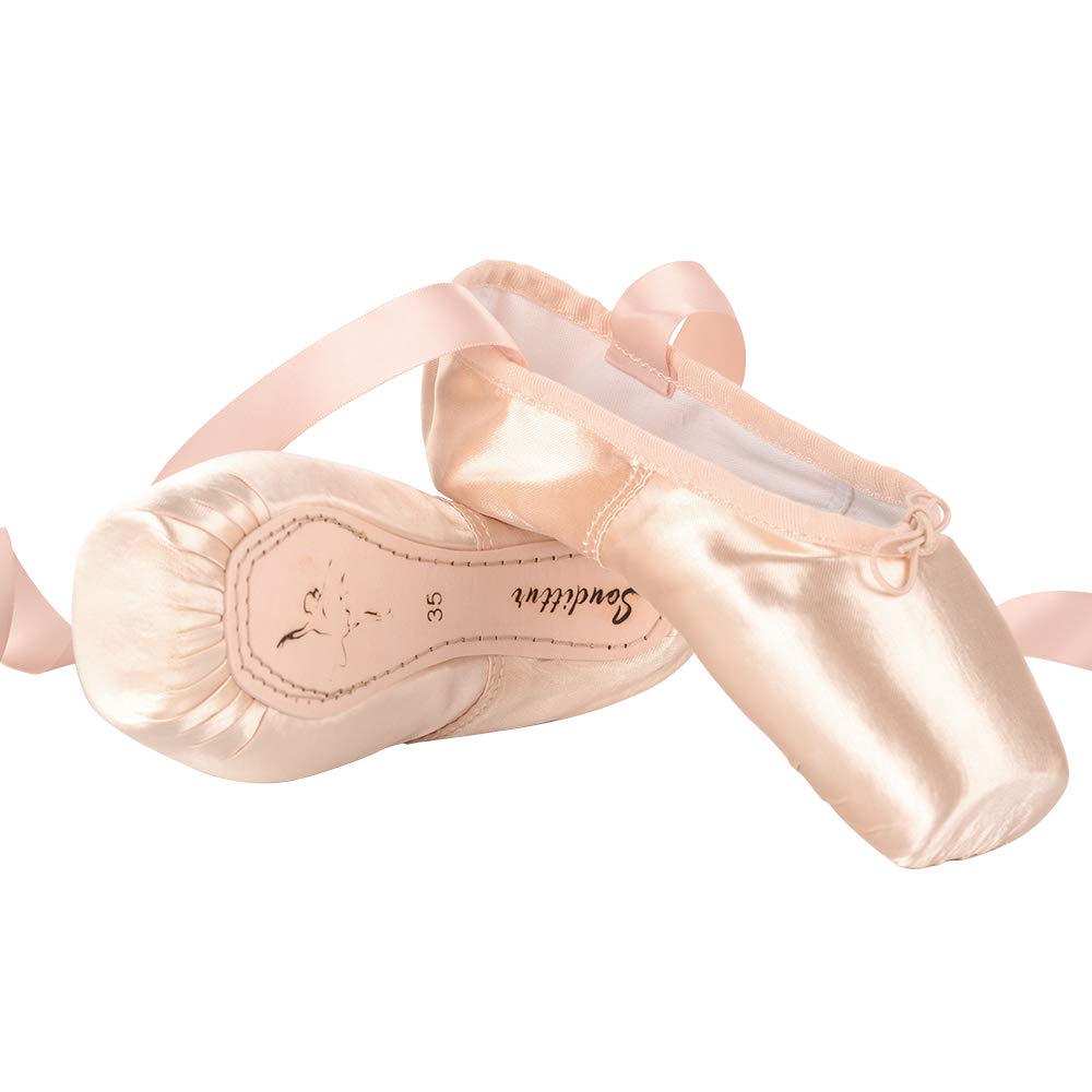 girls pink ballet shoes