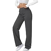 SEMARO High Waisted Casual Pants for Women Business Dress Work Office Stretchy Pants with Pockets