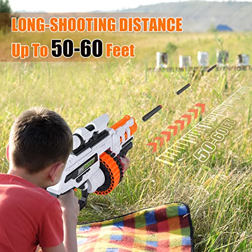 Bigpower Electric Motorized Dart Blaster with 30Dart Rotating Drum