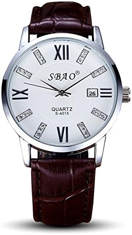 Men, quartz watches, fashion, leisure, personality, PU leather, M0219