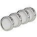 Trellis + Co. | Stainless Steel Sprouting Kit, 4 Pack | Rust Proof 316 Stainless, Curved Mesh, Fits Most Wide Mouth Mason Jars | Grow Your Own Organic Sprouts From Seeds, Sprouter