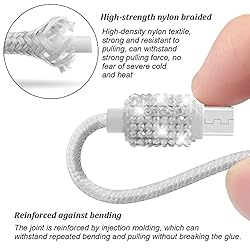 Bling Dual USB Car Charger with 3-in-1 Multi Fast