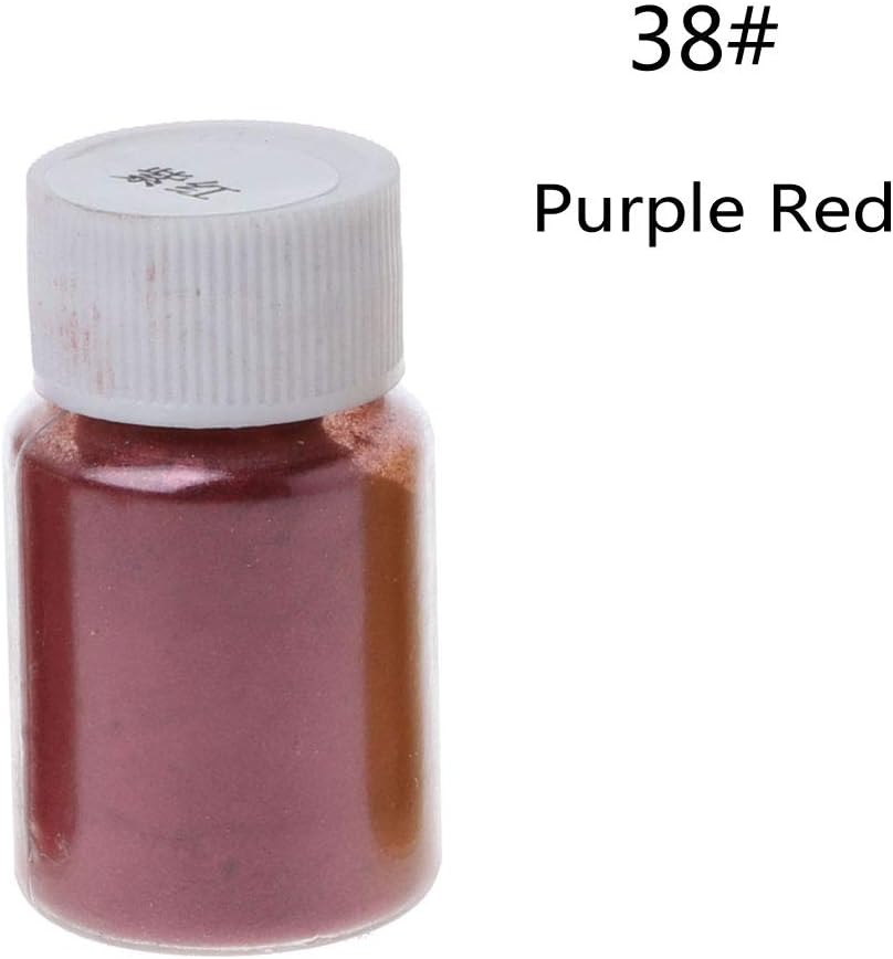 Huwaioury 41Color Pearlescent Mica Powder Epoxy Resin Dye Pearl Pigment Jewelry Making 10g