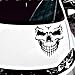 Ecosin Car Rules Decal Slammed Reflective Skull Car Truck Sticker JDM Racing Window Decal Funny Car Sticker (Black)