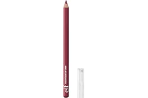 e.l.f. Cream Glide Lip Liner, Highly-Pigmented Pencil For Shaping & Sculpting Lips, Semi-Matte Finish, Vegan & Cruelty-Free, 