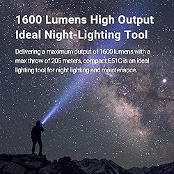 NEXTORCH 1600 Lumens Rechargeable High Lumens
