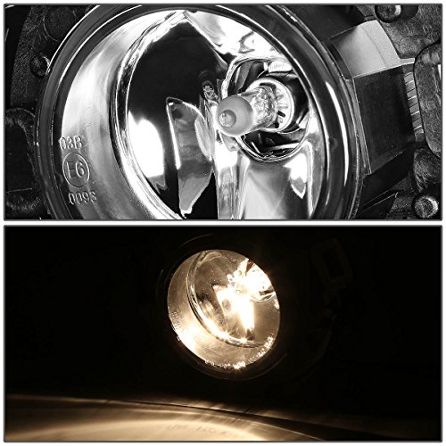 DNA Motoring FL-T029-CH Front Bumper Fog Light, Driver and Passenger Side