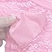 CHICTRY Men's Lace Sissy Pouch Briefs Criss-Cross Back Lingerie Crossdress Underwear Pink Medium(Waist:27.0-39.0