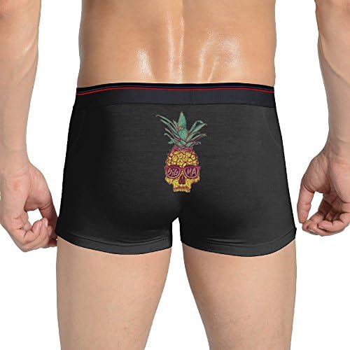 Pineapple Skull Male Stretchable Boxer Briefs Underwear