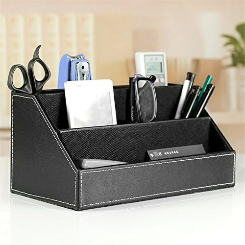 耐久性のある高級レザーデスクトップ収納ボックス多機能収納ボックス デスクストレージファイルラック 色 ブラック B07y8cgh5j 5 795円 激安通販ショッピング 超人気 専門店 人気海外一番 超美品再入荷品質至上 当店一番人気