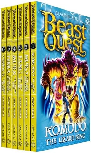 Beast Quest Series 5 The Shade of Death 6 Books Collection Box Set