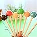 MagiDeal KitMax (TM) Pack of 8 Pcs 0.38mm Cute Cool Novelty Candy Color Lollipops Decor Gel Ink Pen Office School Supplies Students Children Gift (Color May Vary)