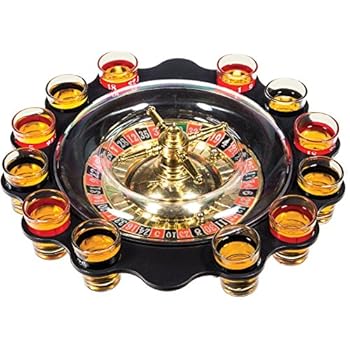 Amazon.com | Home Essentials & Beyond Funville Roullete & Shot Glass