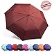 FROSTFIRE Travel Umbrella Proven “Unbreakable” Windproof Tested 55MPH Sturdy, Durability Tested 5000 Times - Compact, UltraSlim Windmaster Umbrella, Auto Open/Close