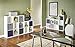 ClosetMaid 9 Cube Storage Shelf Organizer Bookshelf with Back Panel, Easy Assembly, Wood, White Finish
