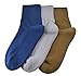 Sierra Socks Diabetic Hi-Ankle Cotton Socks-Ribbed and wide Calf For Added Comfort-Arthritic Cushioned socks for Arch Support