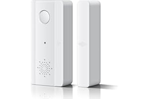 OUDAER Freezer Door Alarm with Adjustable Voice Reminders (60s/30s/10s/0s Delay) for Open Freezer or Refrigerator Doors