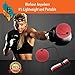 Fighting Panda Boxing Reflex Ball, 2 Difficulty Level Boxing Balls with Headband, Softer Than Tennis Ball, Perfect for Reaction, Agility, Punching Speed, Fight Skill and Hand Eye Coordination Training