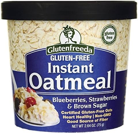 Glutenfreeda Instant Oatmeal - Blueberries, Strawberries &amp; Brown Sugar 2.64 oz Pkg by Glutenfreeda