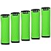 Cosmos ® 5 Pcs Soft Neoprene Anti-Slip Luggage Handle Wraps Grips for Travel Bag Suitcase (Circle Embossed, Fluorescence Green)