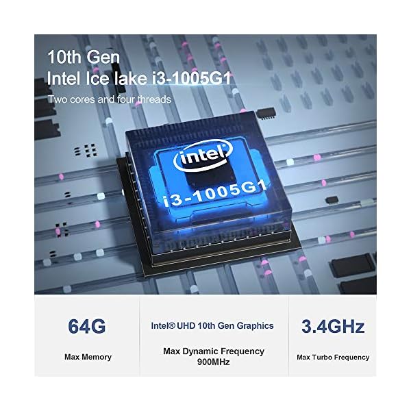 Mini-PC-Beelink-SEi10-Intel-Core-i3-1005G1-Windows-10-Pro-Micro-Desktop-Computer-Upgradeable-8GB-DDR4256GB-SSD-Dual-HDMIType-C-Triple-Outputs4K60Hz-WiFi-6-Gigabit-Ethernet-BT-50 Mini PC, Beelink SEi10 Intel Core i3-1005G1 Windows 10 Pro Micro Desktop Computer, Upgradeable 8GB DDR4+256GB SSD, Dual…