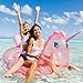 FUNBOY Giant Inflatable Glitter Unicorn, Luxury Float for Summer Pool Parties and Entertainment