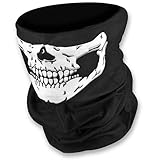 Unique Stretchable Windproof Black Tribal Classic Skull Soft Polyester Half Face Mask Snowboard Snowmobile Snow Ski Facemask Headwear New by Amazinea