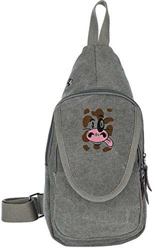 Nkjisa The Cow New Canvas Crossbody Mini Camper Sling Bags Backpack For Women &amp; Men