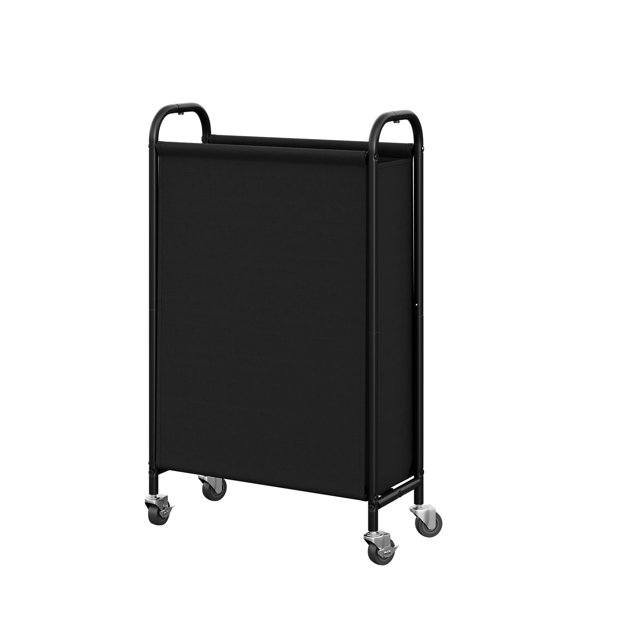 Photo 1 of GRANNY SAYS 80L Slim Laundry Hamper with Wheels, Fabric Rolling Laundry Basket, Narrow Clothes Organizer, Tall Hamper for Closet, Laundry Room, Bathroom, Black