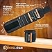 Magnetic Wristband by Roslewi - 15 Magnets, 2 Pockets - Holding Screws, Nails, Drill Bits, Metal Tools - Best Father's Day Gift Idea for Men, Dad, Husband, Women, Boyfriend, Him, Her (Black)