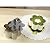 FUBARBAR 3 X 2 Inch Round Square Heart Flower Cake Stainless Steel Mini Cake ...