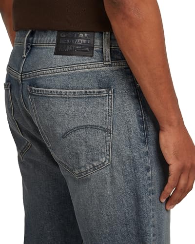 Homme Jean Mosa Straight, Bleu (antic sand blast D23692-D775-G803), 31W / 36L