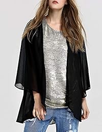 Escalier Kimono Cardigans - Chaqueta de chifón para mujer