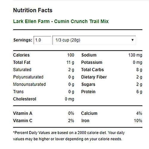 LARK ELLEN FARM ORGANIC SWEET SALTY TRAIL MIX, 8 OZ