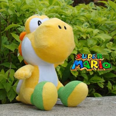 Shalleen Super Mario Bros Plush Toy Yellow Yoshi 6.5" Stuffed Animal Doll Game