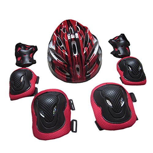 image for Homyl Adults Protective Gear Set Knee Pads Elbow Pads Hands Pads Helme