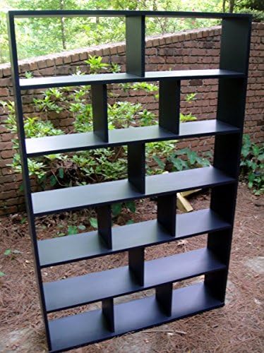 Room Divider or Bookcase Hardwood Stained or Solid Color Lacquer