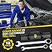 TOOLGUARDS Ratcheting Wrench Set (18 Inch Pieces + Tool Roll) Ratcheting Wrench Set - Unbreakable