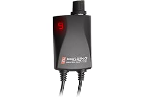 Gerbing 12V Single Zone Temperature Controller for Jackets, Vests, Trousers, Socks – UL Listed Safe Wires & Easy-to-Use Knobs – Digital Temperature Controller with 10 Level Temp. Control Feature