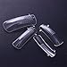 NICOLE DIARY 100Pcs Clear Nail Form Full Cover Quick Building Gel Mold Tips Finger Extension Nail System Poly UV Builder Gel DIY Manicure Tool